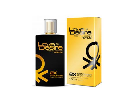 Feromony damskie Love Desire Złoty 100 ml - 2